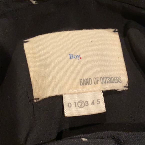 Band of Outsiders BOY Asymmetric Zipper Navy - Picture 6 of 8